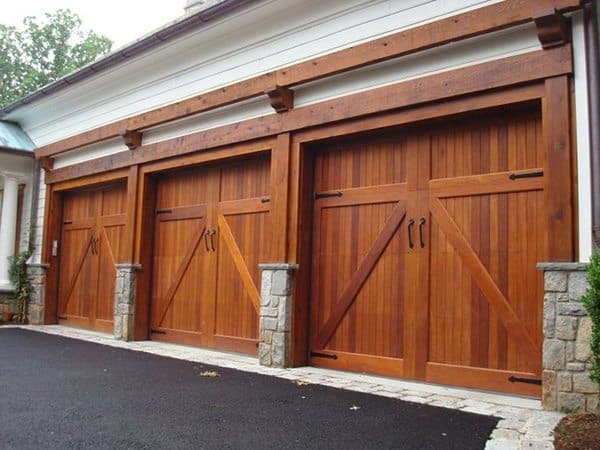 Faux Wood 1 Custom Faux Wood Garage Doors